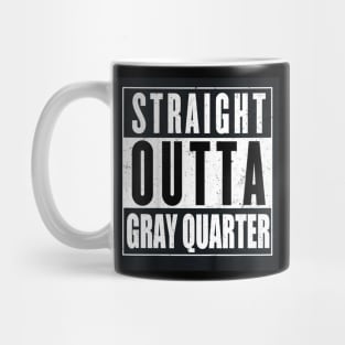 Gray Quarter Mug